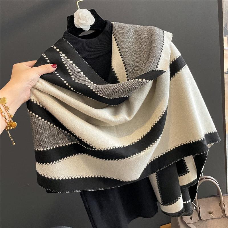 Cachecol Cashmere de Inverno Luxury - LillaBelle