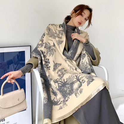 Cachecol Cashmere de Inverno Luxury - LillaBelle